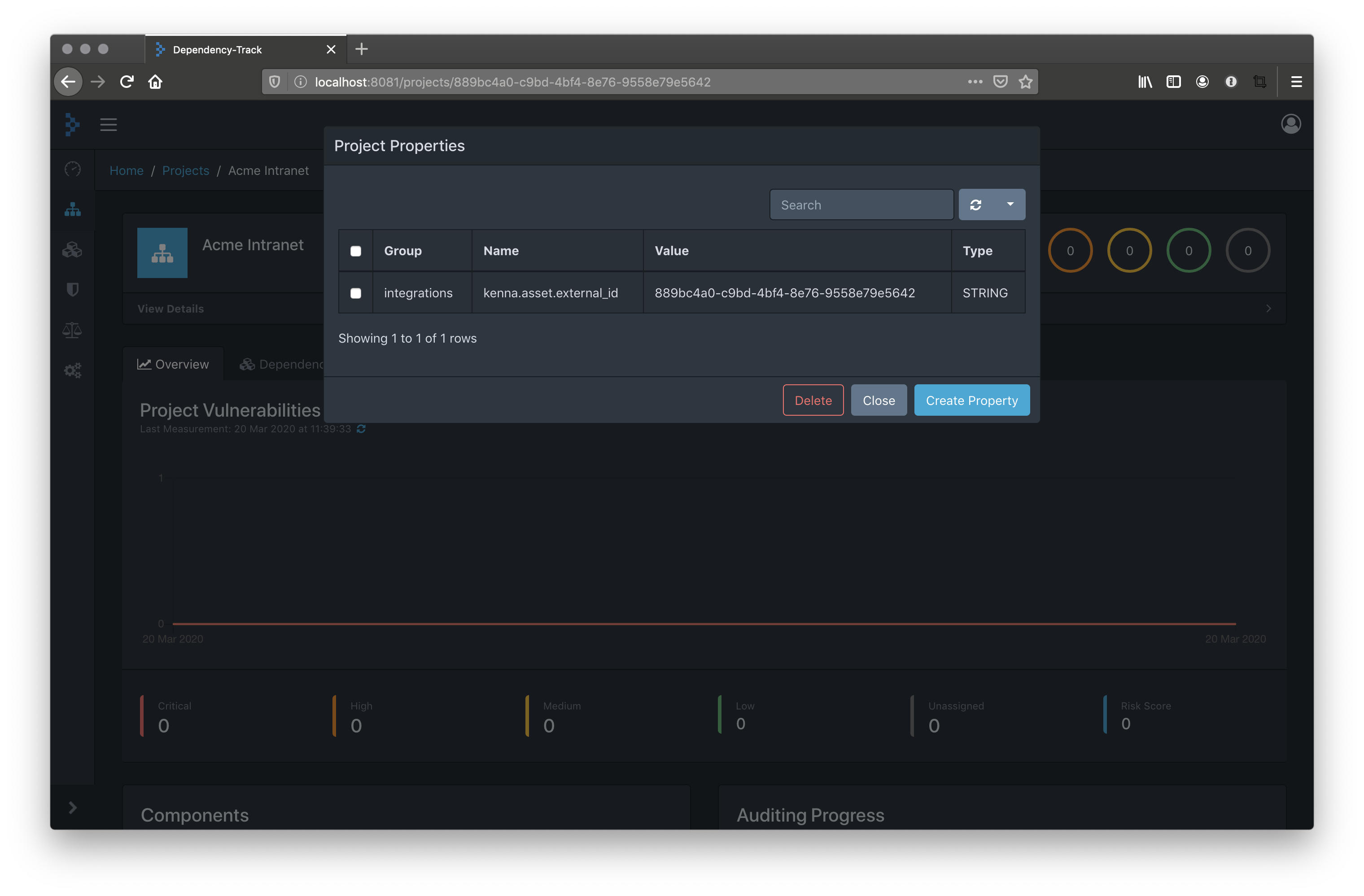 Configure Project Properties